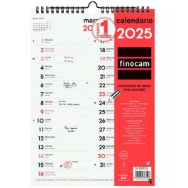 Finocam Calendario De Pared Para Escribir Dos Columnas M-210x300 mm Neutro 2025 Precio: 4.49999968. SKU: B1EW6MDH9M