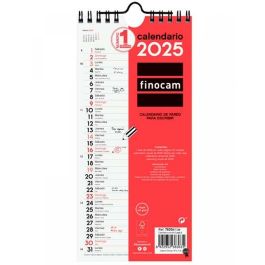 Finocam Calendario De Pared Para Escribir Largo S-110x235 mm Neutro 2025