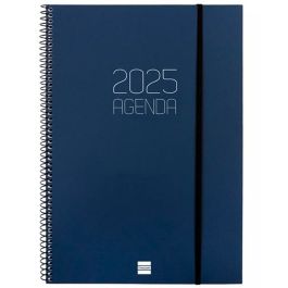 Finocam Agenda Anual Opaque Espiral E40-210x297 mm Svv Azul 2025