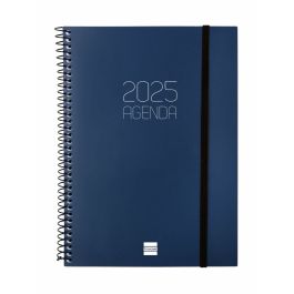 Finocam Agenda Anual Opaque Espiral E10-155x212 mm Svv Azul 2025