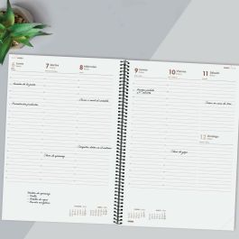 Finocam Agenda Anual Year Espiral E40-210x297 mm Svv Negro 2025