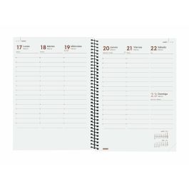 Finocam Agenda Anual Year Espiral E10-155x212 mm Svv Negro 2025