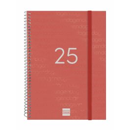 Finocam Agenda Anual Year Espiral E10-155x212 mm Svv Rojo 2025