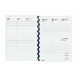 Finocam Agenda Anual Year Espiral E10-155x212 mm Svv Azul 2025