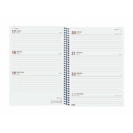 Finocam Agenda Anual Year Espiral E10-155x212 mm Svh Azul 2025