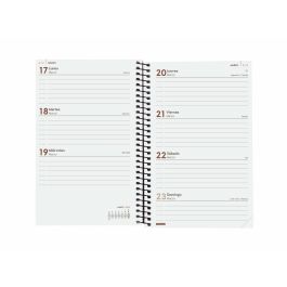 Finocam Agenda Anual Year Espiral E5-117x181 mm Svh Negro 2025