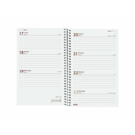 Finocam Agenda Anual Year Espiral E5-117x181 mm Svh Rojo 2025