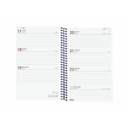 Finocam Agenda Anual Year Espiral E5-117x181 mm Svh Azul 2025