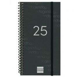 Finocam Agenda Anual Year Espiral E9-94x171 mm Svh Negro 2025