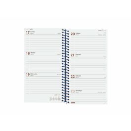 Finocam Agenda Anual Year Espiral E9-94x171 mm Svh Azul 2025