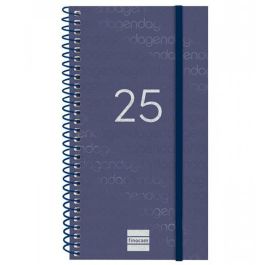 Finocam Agenda Anual Year Espiral E9-94x171 mm Svh Azul 2025