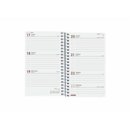 Finocam Agenda Anual Year Espiral E3-79x127 mm Svh Rojo 2025