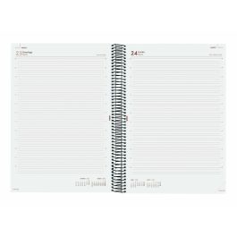 Finocam Agenda Anual Year Espiral E40-210x297 mm 1Dp Negro 2025