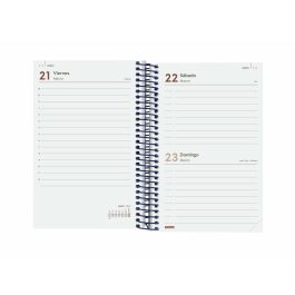 Finocam Agenda Anual Year Espiral E5-117x181 mm 1Dp Azul 2025