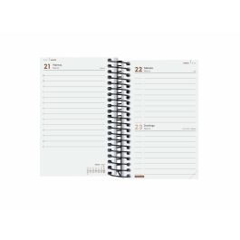 Finocam Agenda Anual Year Espiral E3-79x127 mm 1Dp Negro 2025