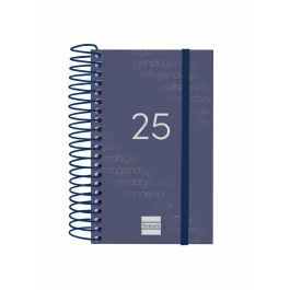 Finocam Agenda Anual Year Espiral E3-79x127 mm 1Dp Azul 2025