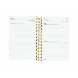 Finocam Agenda Anual Design Collection Espiral E5-117x181 mm 1Dp Gala 2025