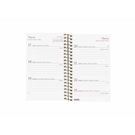 Finocam Agenda Anual Design Collection Espiral E3-79x127 mm Svh Goldy 2025