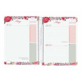 Finocam Agenda Anual Cloe Espiral E10-155x212 mm 1Dp Verde 2025