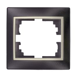 Marco para 1 elemento marco negro y aro perla 83x81x10mm. serie europa solera erp71nu Precio: 2.95000057. SKU: S7906926