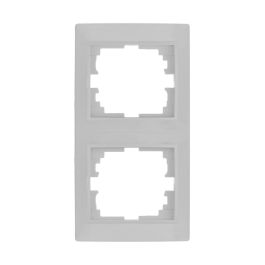 Marco vertical para 2 elementos blanco 81x154x10mm serie europa solera erp62u Precio: 2.95000057. SKU: S7906921