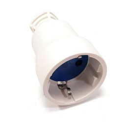 Base aerea pvc 16a 250v t/tl 4,8mm blanco 707cb (retractilada) solera