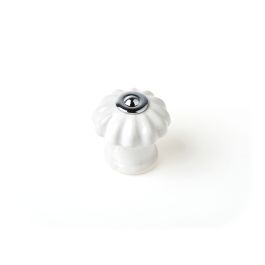 Pomo Rei e524 Redondo Porcelana Metal Blanco 4 Unidades (Ø 28 x 27 mm) Precio: 8.49999953. SKU: S7912581