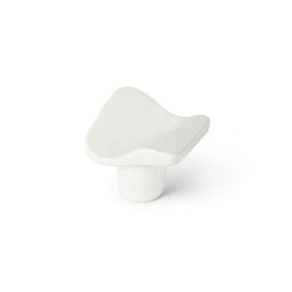 Blister con 4 pomos metálicos para mueble, con acabado blanco mate mod. 749 32x32mm rei Precio: 9.6679003146. SKU: S7912525