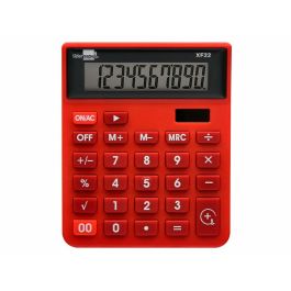 Calculadora Liderpapel XF22 Rojo Plástico