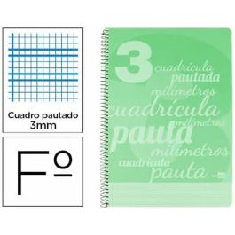 Cuaderno Espiral Liderpapel Folio Pautaguia Tapa Plastico 80H 75 gr Cuadro Pautado 3 mm Con Margen Color Verde Cuaderno Espiral Liderpapel Folio Pautaguia Tapa Plastico 80H 75 gr Cuadro Pautado 3 mm Con Margen Color Verde