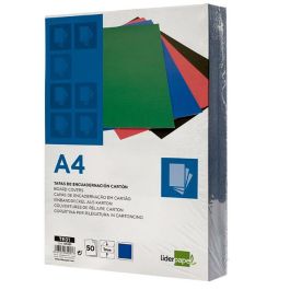 Tapa Encuadernacion Liderpapel Carton A4 1 mm Azul Paquete De 50 Unidades Precio: 17.5000001. SKU: B18W36WRHY