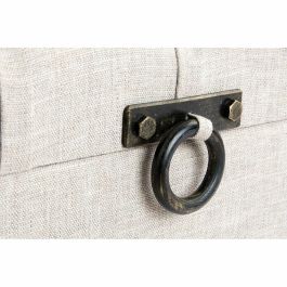 Banqueta DKD Home Decor Beige Metal Madera MDF 30 x 40 cm 101 x 42 x 43 cm