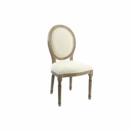 DKD Home Decor Silla de Comedor Tradicional Versailles, Set de 2, Lino Algodón Beige Natural, 96x48x46 cm Precio: 211.79000018. SKU: B163SY65JT