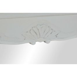 Espejo de pared DKD Home Decor Blanco Madera Natural 105 x 64 x 4,5 cm