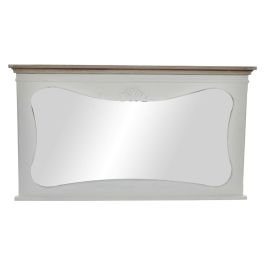 Espejo de pared DKD Home Decor Blanco Madera Natural 105 x 64 x 4,5 cm Precio: 87.9499995. SKU: B17JN3RX3N