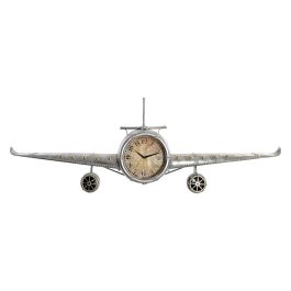 Reloj de Pared DKD Home Decor Avión Metal Cristal (141 x 20 x 46.5 cm) Precio: 106.9500003. SKU: B1J87RF5YP