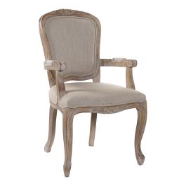 Silla Tradicional DKD Home Decor Marron Beige 57 x 94 x 57 cm (2 Unidades) Precio: 507.50000048. SKU: B127DRBXJL