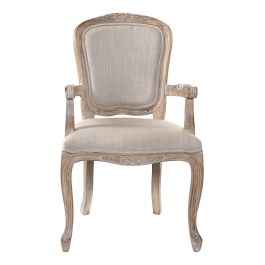 Silla Tradicional DKD Home Decor Marron Beige 57 x 94 x 57 cm (2 Unidades) Silla Tradicional DKD Home Decor Marron Beige 57 x 94 x 57 cm (2 Unidades)