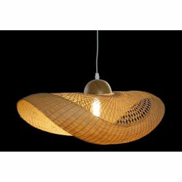 Lámpara de Techo DKD Home Decor Marrón Bambú 40 W Pamela 220 V 70 x 34 x 20 cm