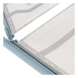 Tumbona DKD Home Decor reclinable PVC Aluminio (191 x 58 x 98 cm)
