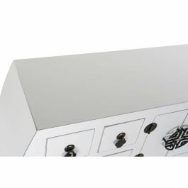 Consola DKD Home Decor Blanco Plata Abeto Madera MDF (98 x 26 x 80 cm)