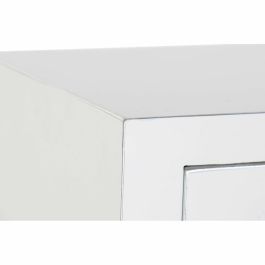 Consola DKD Home Decor Blanco Plata Abeto Madera MDF (95 x 24 x 79 cm)