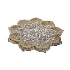 DKD Home Decor Centro Mesa Indio de Mango Natural Mandala 46 x 46 x 4 cm (2 Unidades) Precio: 54.49999962. SKU: B1ARBYTZV2