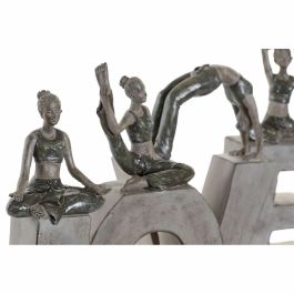 Figura Oriental DKD Home Decor Gris 4 x 22 x 51 cm Set de 4