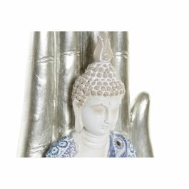 Figura Decorativa DKD Home Decor 8424001712205 Champán Azul Buda Oriental 14 x 11 x 41 cm