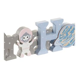 Figura Decorativa DKD Home Decor Astro Monkey Natural 29,5 x 3 x 9 cm (2 Unidades)