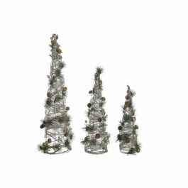 Cono Navidad Alpina DKD Home Decor Natural Dorado 17 x 72 x 17 cm Set de 3 Precio: 39.54643. SKU: B1353TCLRY