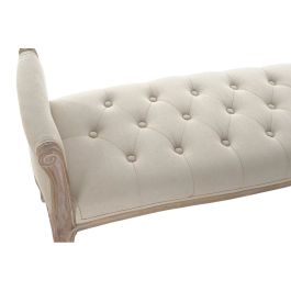 Banqueta DKD Home Decor 109 x 45 x 60 cm Natural Beige Madera de caucho Banqueta DKD Home Decor 109 x 45 x 60 cm Natural Beige Madera de caucho