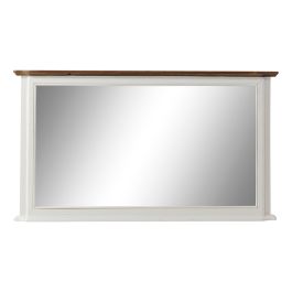Espejo de pared DKD Home Decor 115 x 6 x 66 cm Cristal Marrón Blanco Romántico Precio: 88.95000037. SKU: B1EQEJ9Y69