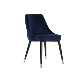 Silla Sixties DKD Home Decor Azul Negro 57 x 85.5 x 52.5 cm (2 Unidades) Precio: 242.6049995039. SKU: B1AR8NBQA2